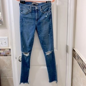 Joe’s Jeans - Melrose skinny ankle, midrise, cropped & distressed. Size 26